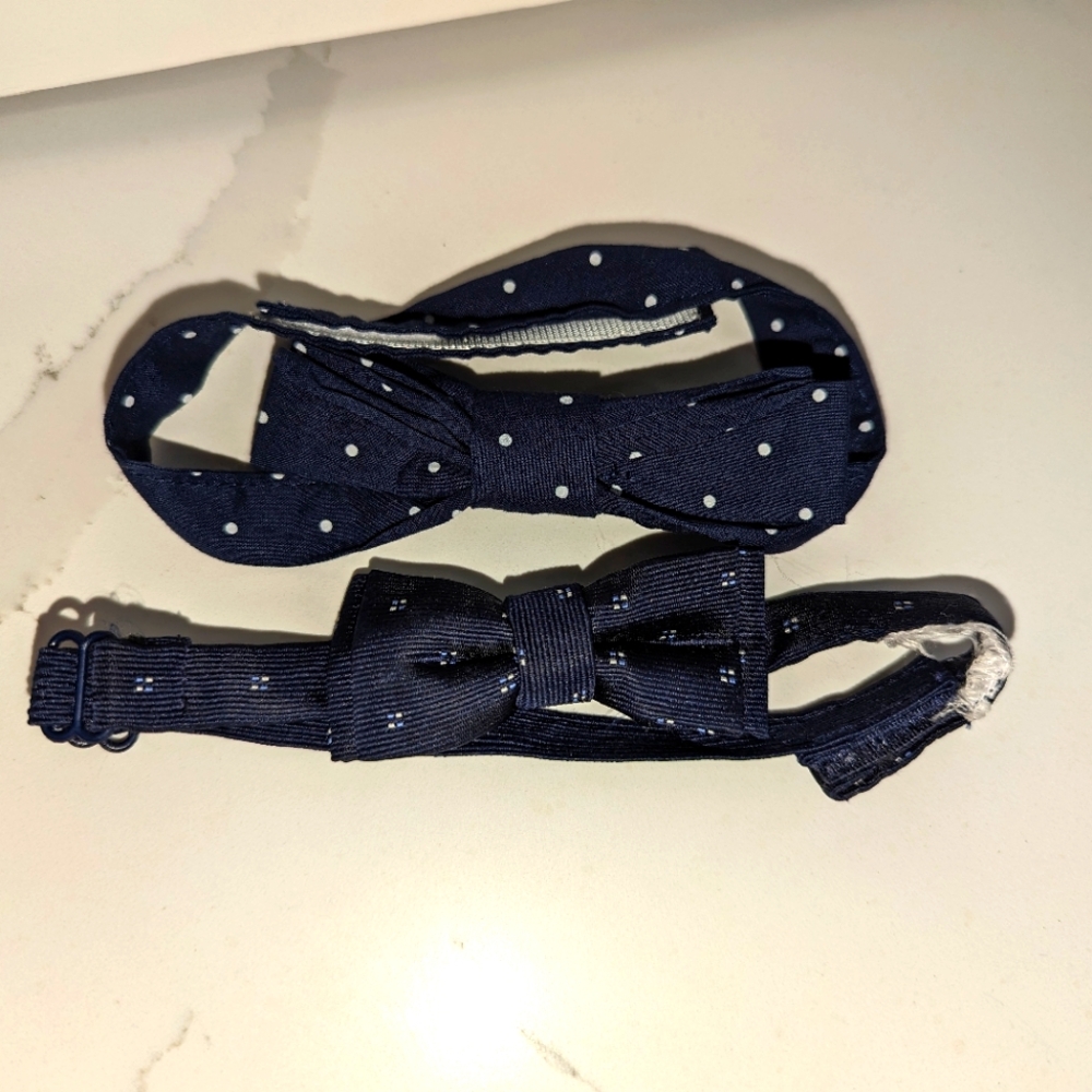 2pk baby boy bow ties